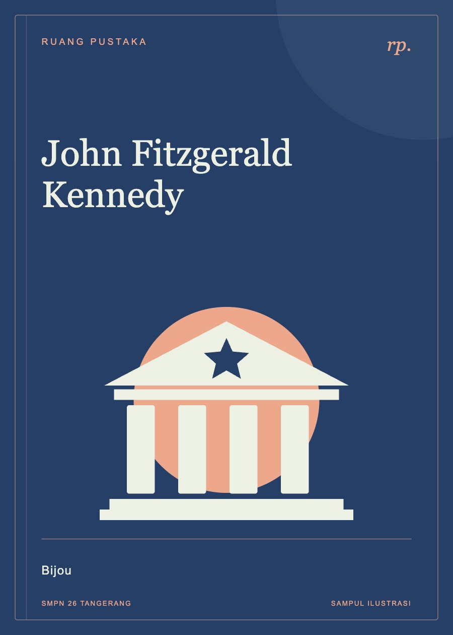 Sampul ilustrasi John Fitzgerald Kennedy