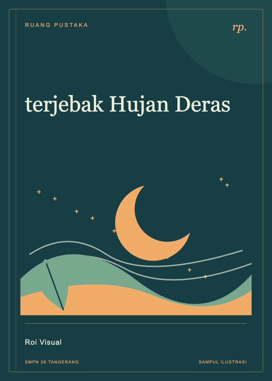 Sampul ilustrasi terjebak Hujan Deras